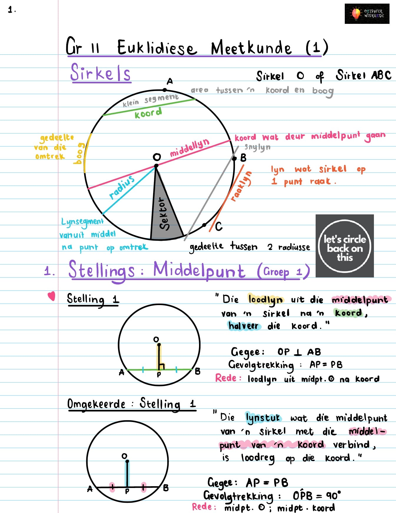 Gr 11 Euklidiese Meetkunde 1