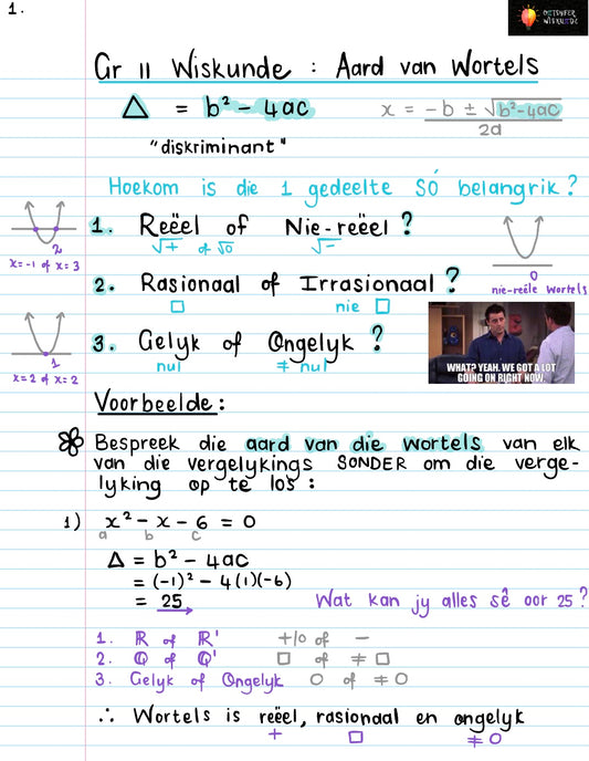 Gr 11 Aard van Wortels