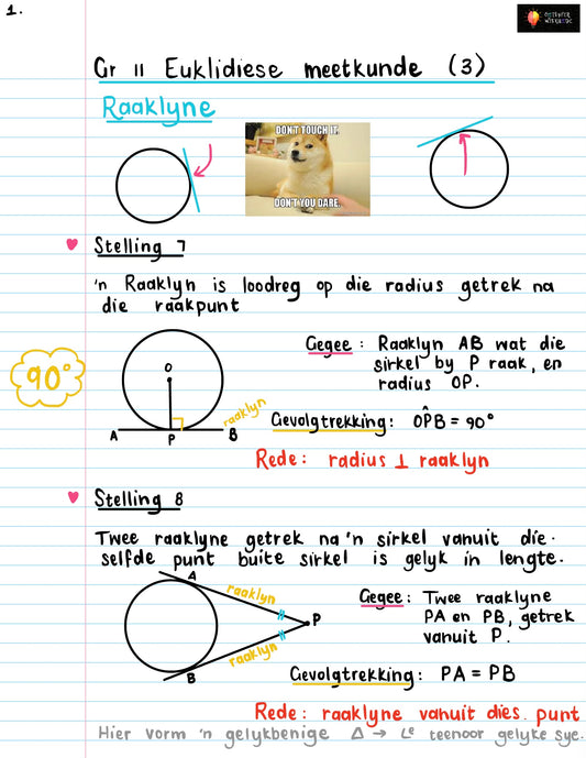 Gr 11 Euklidiese Meetkunde 3