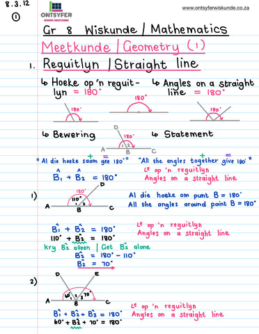 Gr 8 Meetkunde / Geometry (1)