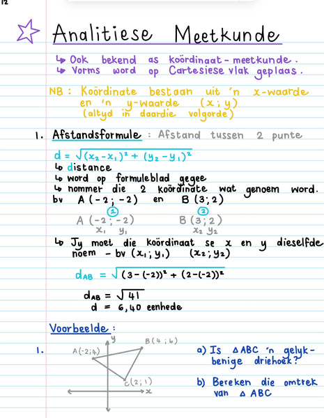 Gr 10 Kwartaal 2 Meetkunde