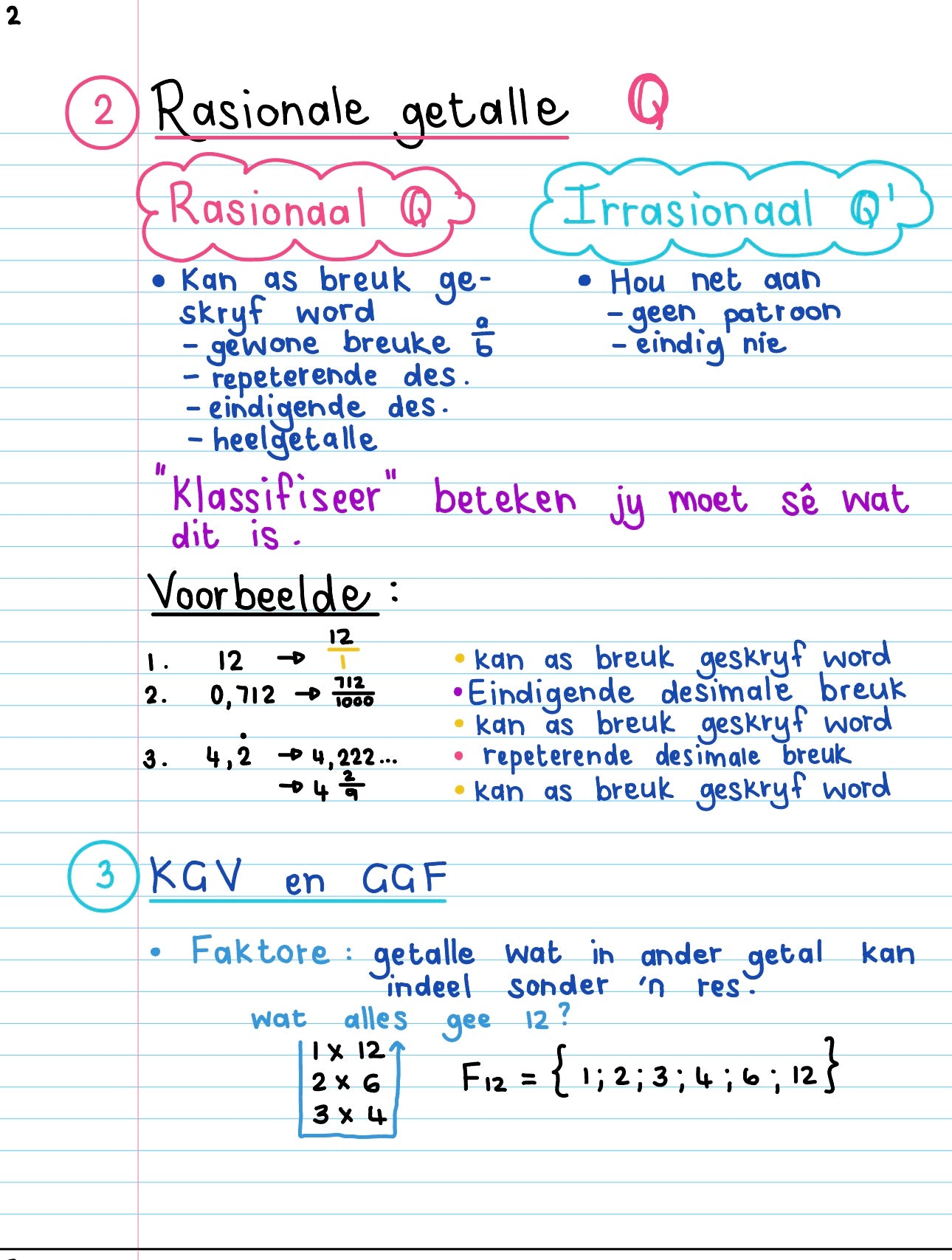 Gr 9 Kwartaal 1 en 2