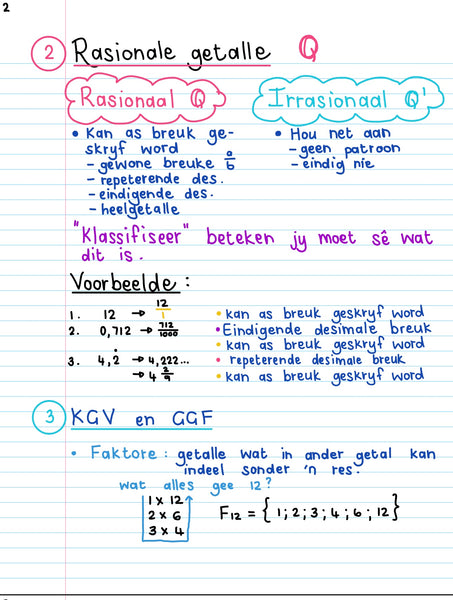 Gr 9 Kwartaal 1 en 2