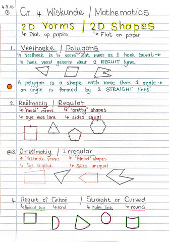 Gr 4 2D Vorms / Shapes