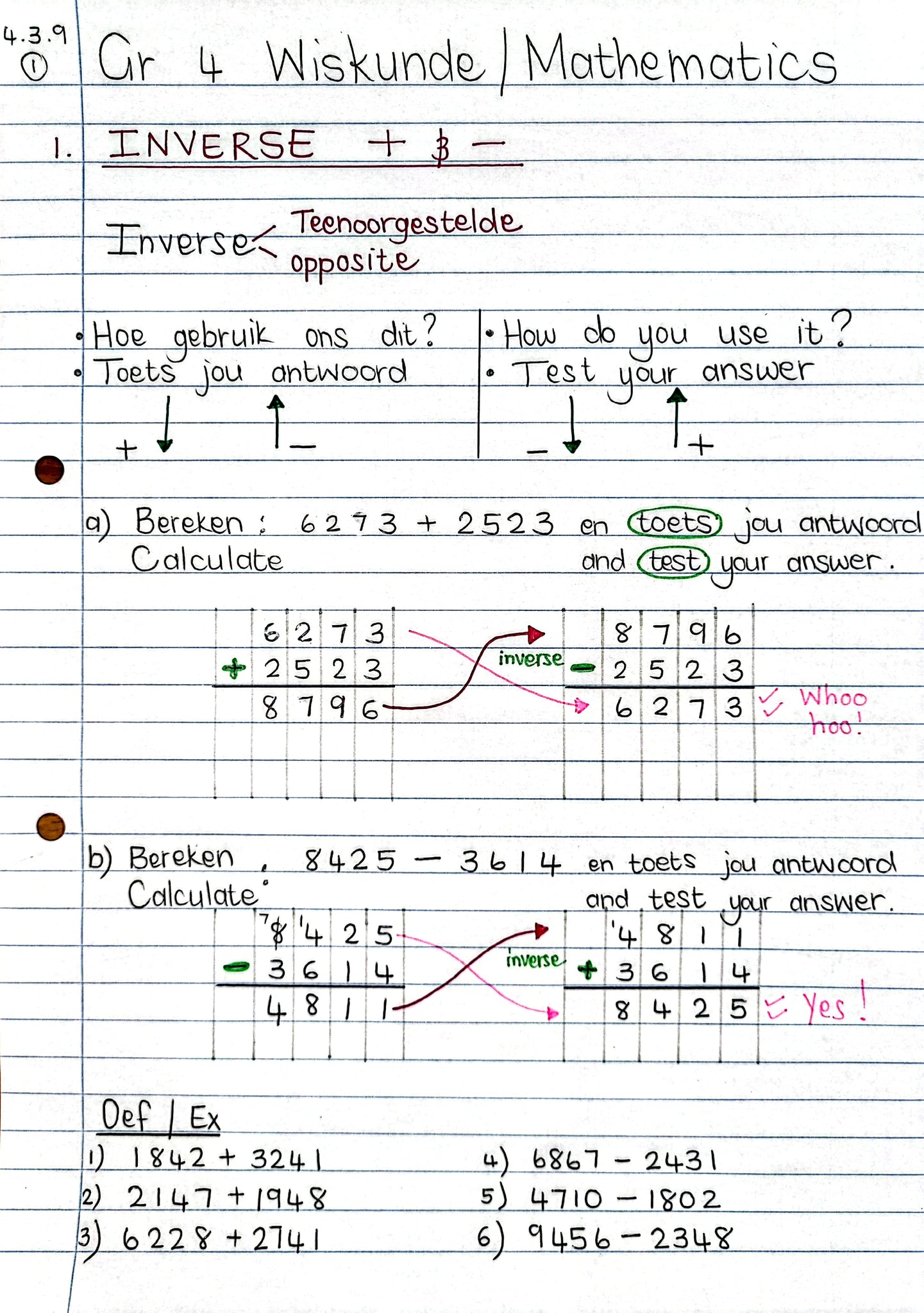 Gr 4 Inverse