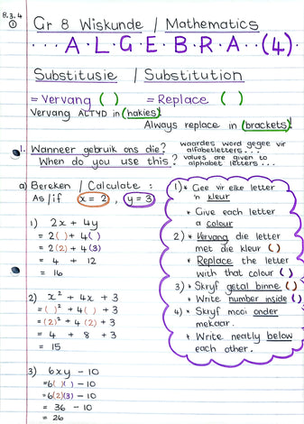 Gr 8 Wiskunde / Mathematics TERM 3