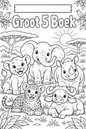 Groot 5 Inkleurboekie