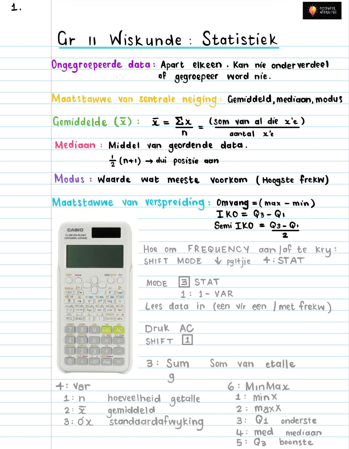 Gr 11 Statistiek 1