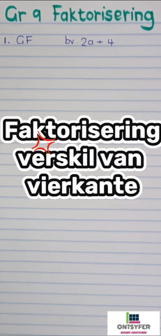 Gr 9 Faktorisering (2)