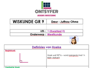 Gr 9 Wiskunde - Meetkunde 1